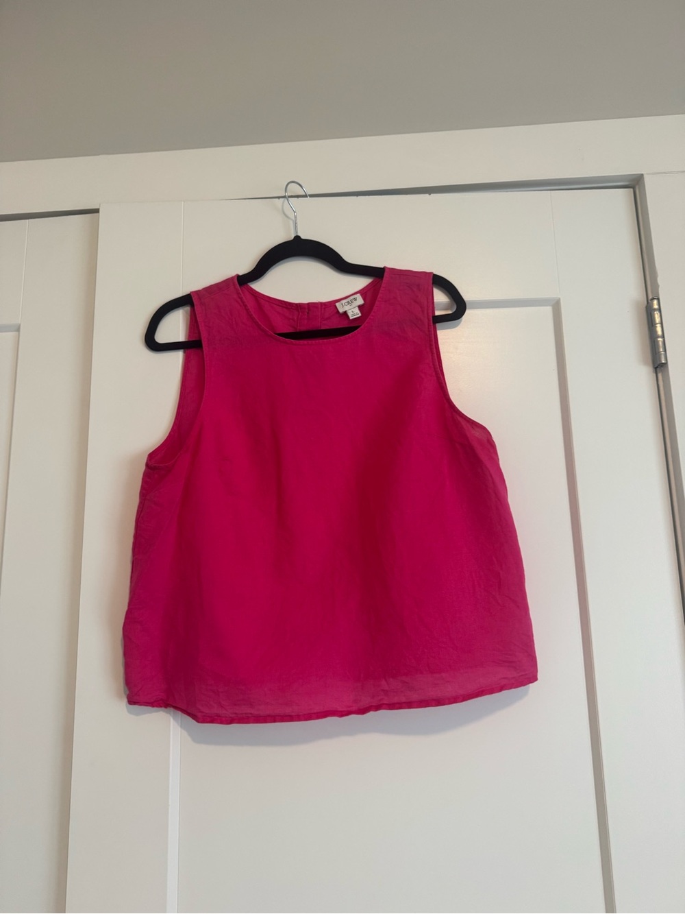 J. Crew Hot Pink Sleeveless Shell Top